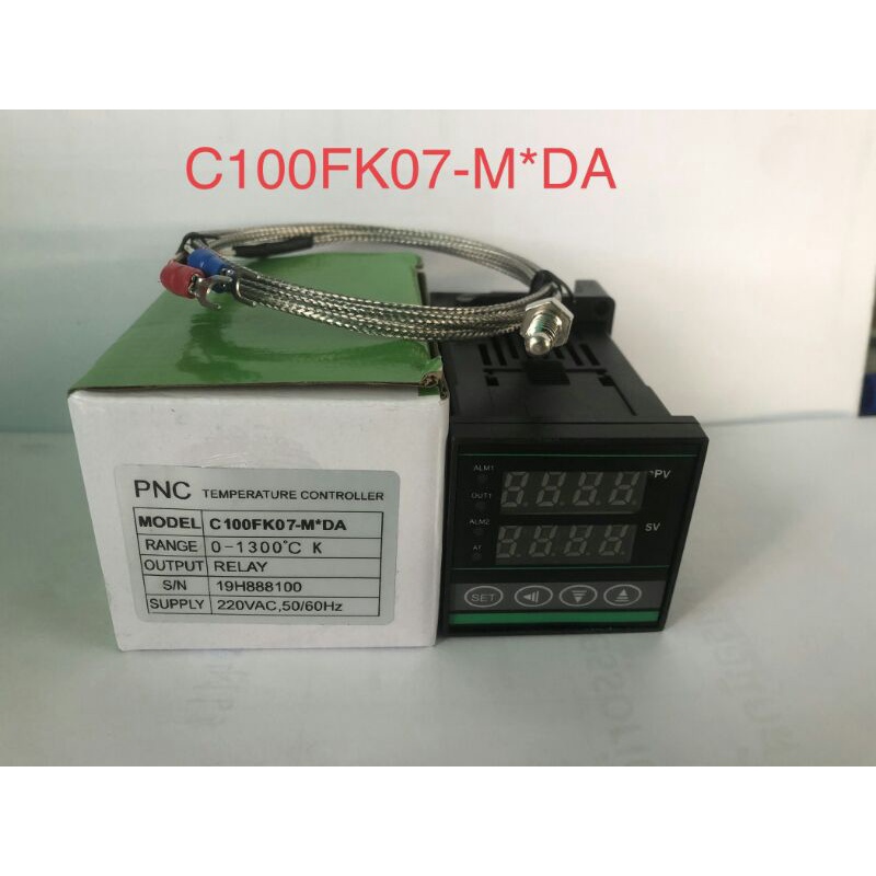 REX-C100  Temperature Controller  Digital 0-1300 องศา (Relay )220v ได้พร้อมสาย1ม.