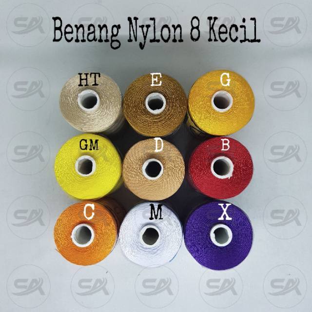 [RETAIL] NYLON THREAD NO. 8 SMALL / NYLON 8 PIN CAP (CONS)