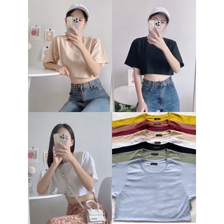 แหล่งขายและราคา[C3] มาใหม่🌼เสื้อครอปผ้าคอตต้อนอาจถูกใจคุณ