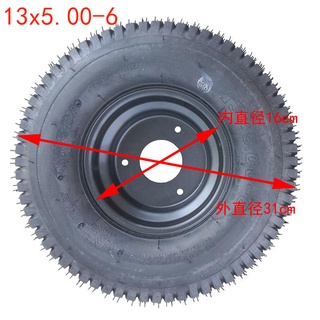 ✤∋รถสกู๊ตเตอร์ไฟฟ้า 13X5.0-6 ดุมล้อรถกอล์ฟรถเอทีวี 13*5.00-6 ยางสูญญากาศ