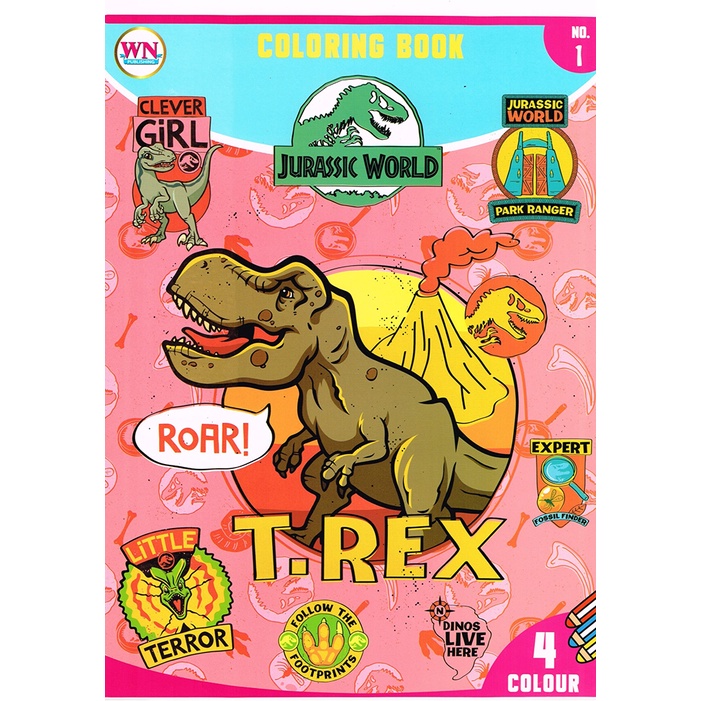 Colouring JURASIC WORLD