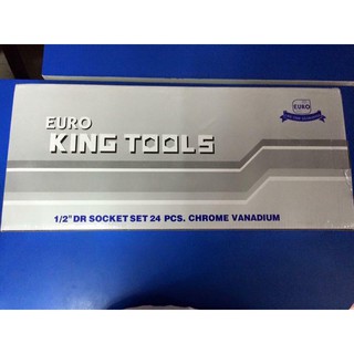 ชุดบล็อก 24 ตัวชุด 1/2" 6P King Tools