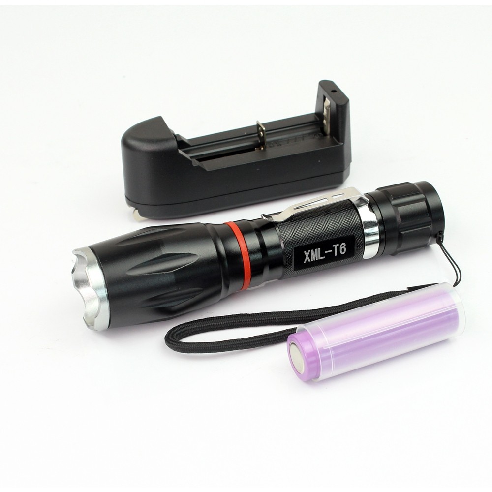 Telecorsa ไฟฉาย Ultra CREE XML-T6 LED Flashlight รุ่น torchlight-flash-light-USB-603-05A-K2