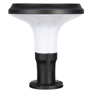 Pole light SOLAR POST-MOUNTED LAMP ELEKTRA 226371209 4W BLACK External lamp Light bulb ไฟหัวเสา ไฟหัวเสา SOLAR ELEKTRA 2