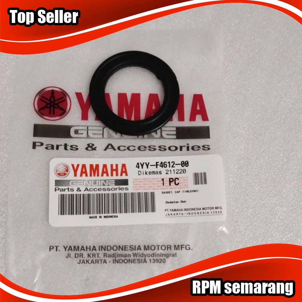 Original Yamaha Nouvo RXK RXking Mio Fino soul ฝาครอบวาล์วด้านในปะเก็นยาง 4YY-F4612-00 - TOPSemarang