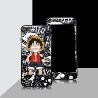 เคสTPUนิ่ม+ฟิล์มกระจกลาย การ์ตูนมาใหม่ค่ะVIVo Y53’Y55’v5’y11/Y12/Y15/Y17’V9