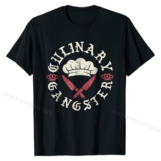 เสื้อยืดผ้าฝ้ายพรีเมี่ยม เสื้อยืด ผ้าฝ้าย ลาย Line Cook Culinary Gangster สําหรับผู้ชาย RWTV