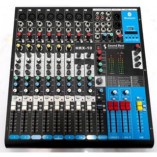 ส่งฟรี MIXER มิกเซอร์ อนาล็อก Sound Best รุ่น : HRX-10