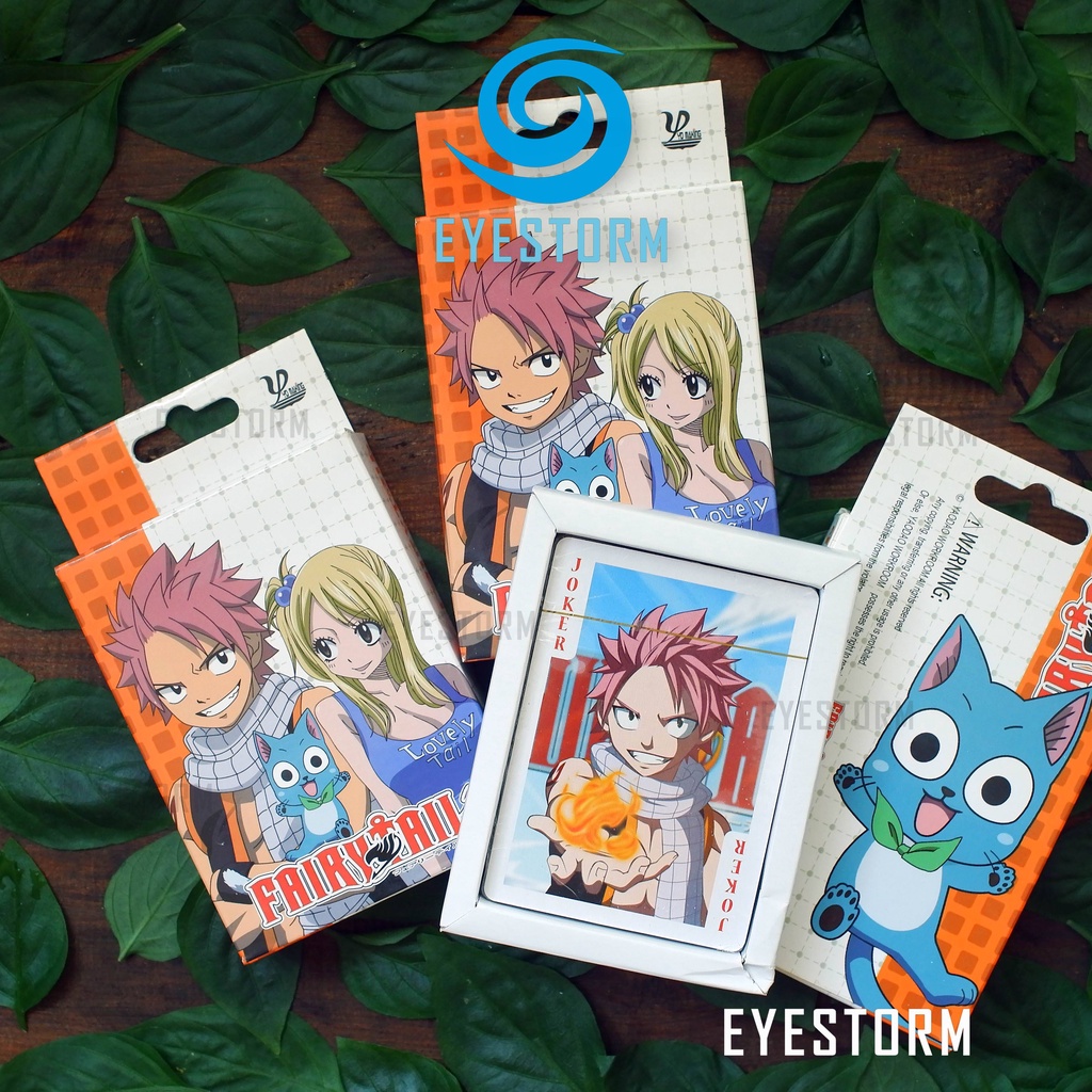 การ์ดอนิเมะ Fairy Tail - Mages Guild, Tu Lo KO, มังงะ - YW Poker - 54 ใบ