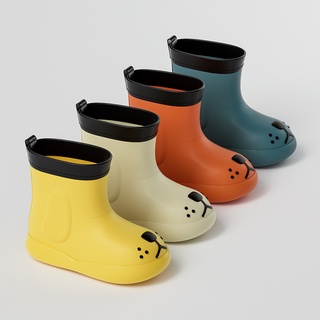 Cheerful Mario ใหม่รองเท้ากันฝนเด็ก EVA การ์ตูนน่ารักกันลื่นเด็กชายและเด็กหญิงรองเท้าบูทกันฝนเด็กรองเท้าเด็ก
