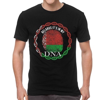 [S-5XL]เสื้อยืดแขนสั้น ผ้าฝ้าย พิมพ์ลาย Belarus Its In My DNA เหมาะกับของขวัญ สไตล์ฮาราจูกุ สําหรับผู้ชาย