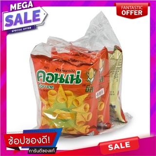 คอนเน่ ข้าวโพดอบกรอบ รสชีส 56 กรัม x 3 ซอง Cornae Corn Snack Cheese 56 g x 3 Bags