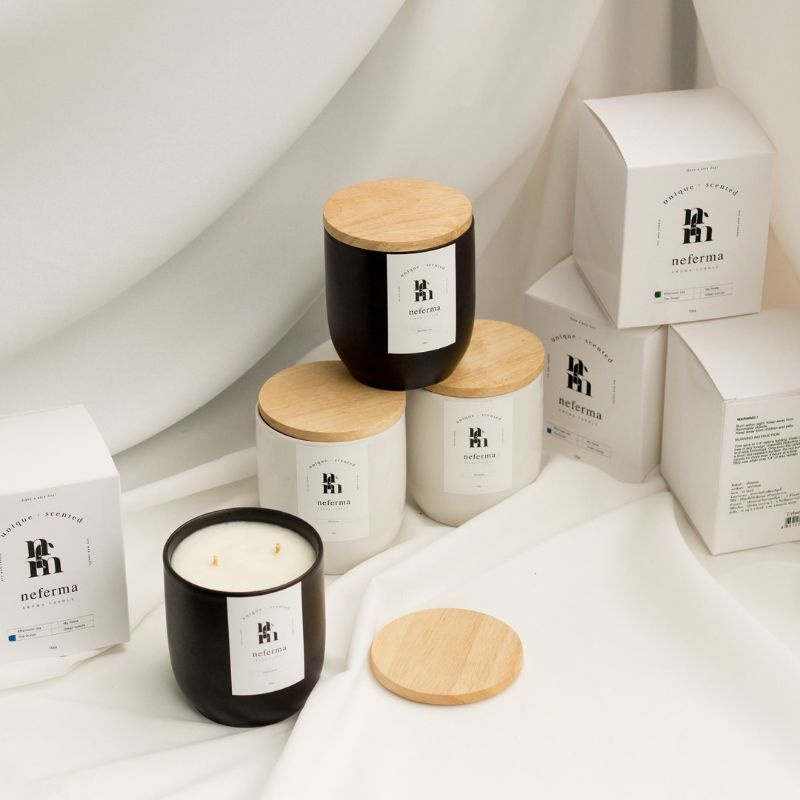NEFERMA | เทียนหอมออแกนิค | Scented Candle 300ml.(10oz.) | กลิ่นสำหรับคนชอบท่องเที่ยว