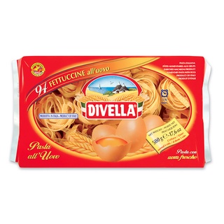 ดีเวลล่า เฟตตูชินี พาสต้าไข่ 500 กรัม - Divella Fettucine Pa…