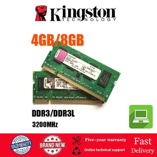 Kingston DDR3/DDR3L หน่วยความจำ 4GB 8GB หน่วยความจำโน้ตบุ๊ค PC3-14900/12800 204Pins 1.5V/1.35V RAM DDR3 หน่วยความจำแล็ปท็อป