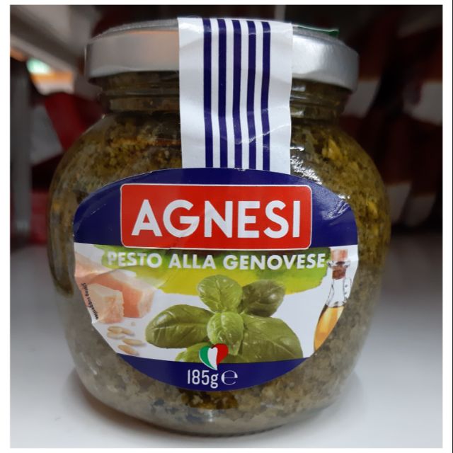 เพสโต้ Pesto Alla Genovese " ชอสโหระพาฝรั่ง"สไตส์อิตาเลี่ยน ขนาด 185 กรัม