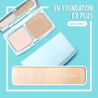 🇯🇵ของแท้100%>>แป้งผสมรองพื้น CEZANNE foundation powder EX plus EX premium UV
