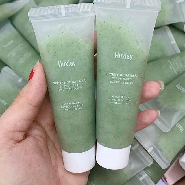 พร้อมส่ง) Huxley Secret of Sahara Scrub Mask Sweet Therapy 30ml ...