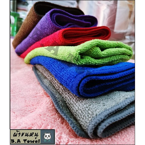 ผ้าไมโครไฟเบอร์ เช็ดรถ นาโน เอนกประสงค์ ขนาด40×40ซม.หนา 300g หลากหลายสีให้เลือก ซับน้ำ ทำความสะอาด – โปรปัง
