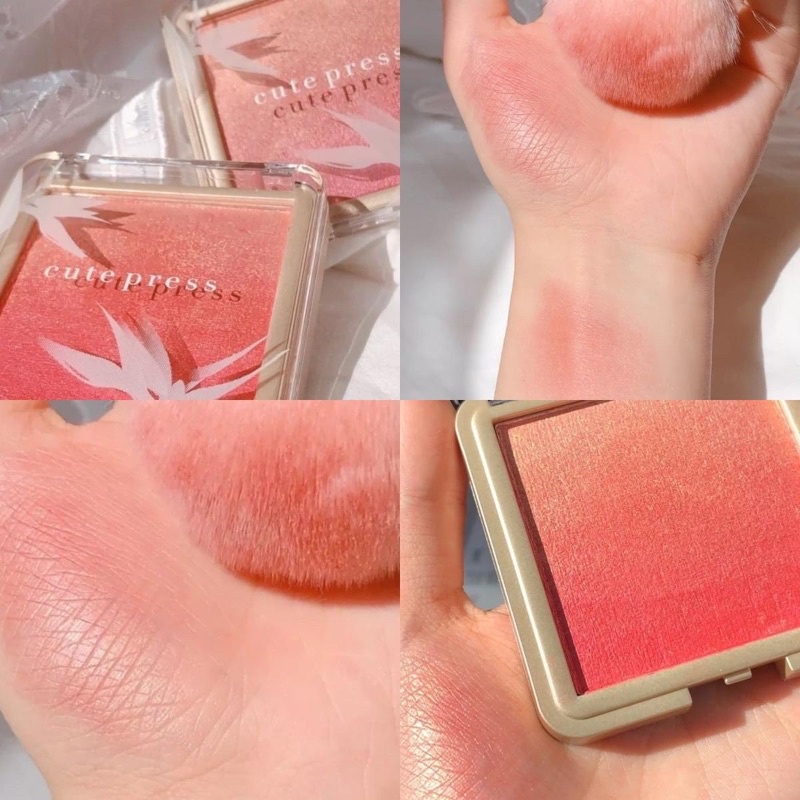 CUTE PRESS Non Stop Beauty Ombre Blush Mini #02