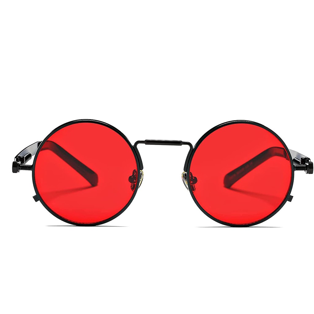 RoShari X005 แว่นกันแดดแฟชั่นทรงกลม Uv 400 สําหรับผู้หญิงและผู้ชาย 50mm