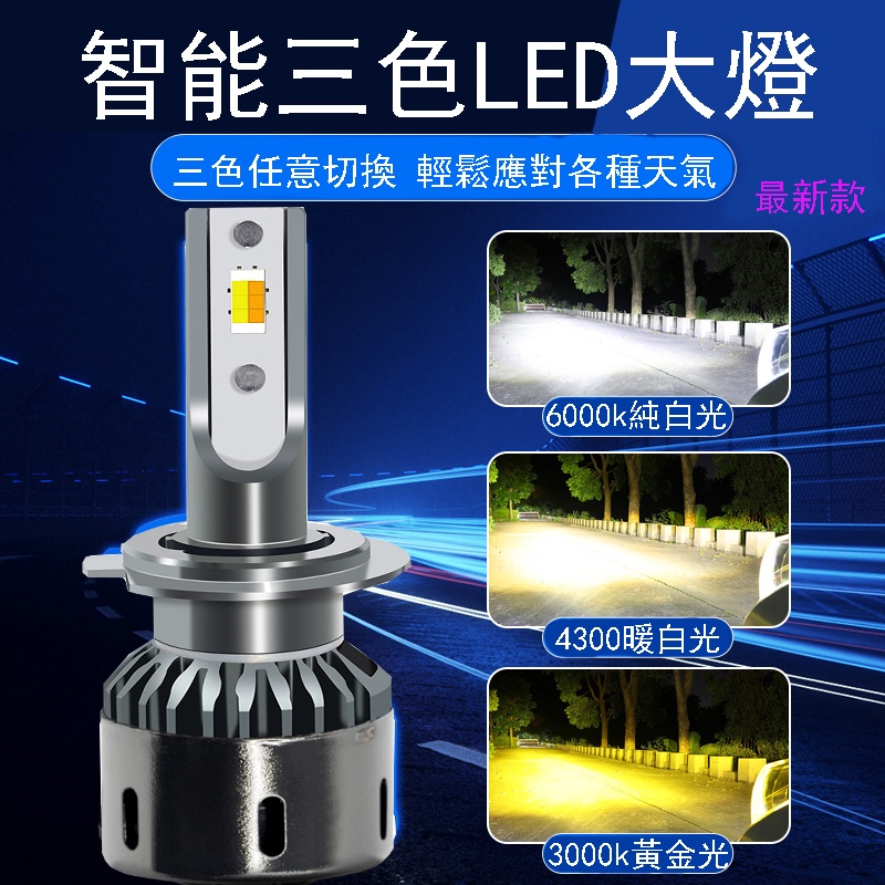 สามมิติ LED ไฟหน้าไฟตัดหมอกไฟรถยนต์ LED หน้ารถยนต์ H1 H3 H4 H7 H11 H8 9005 9006