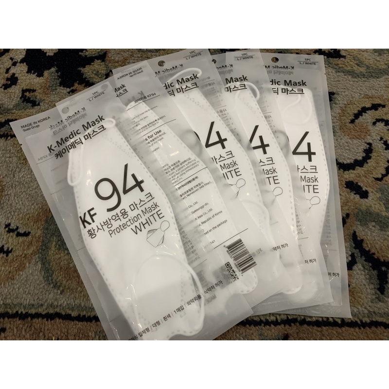 Mask K-Medic KF94 White เกาหลีแท้