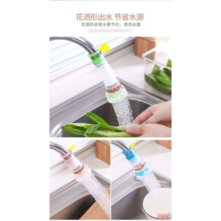 kingshopping HT242(ร้านไทย) หัวต่อก๊อกน้ำกันน้ำกระเด็น มีหินกรองในตัวหมุนได้ 360 องศา (เครื่องใช้ในบ้าน) - รูปที่ 4