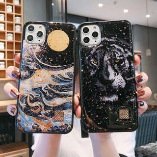 แบรนด์ไทด์ ดาวเคราะห์ หัวเสือ หรูหรา กรณี iPhone 13 14 plus 12 pro max 12 mini 11 pro max xs xr case อีพ็อกซี่ รุ่นคู่ เคส