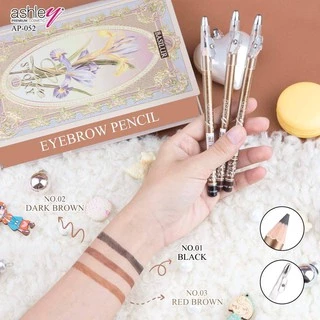 ♦️ของแท้·ส่งด่วน·ถูก♦️ DAYSE x ASHLEY: Eye Area Pencil Eyebrow #AP052 : แอชลี่ย์ ดินสอเขียนคิ้ว เขียนคิ้ว x 1 ชิ้น