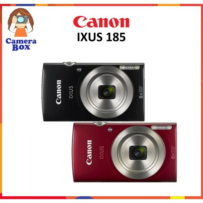 Canon IXUS 185 สีดำ / สีแดง (รับประกันศูนย์ 1ปี)