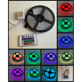 5050RGB กันน้ำ 1M/60ดวง  5M/300ดวง