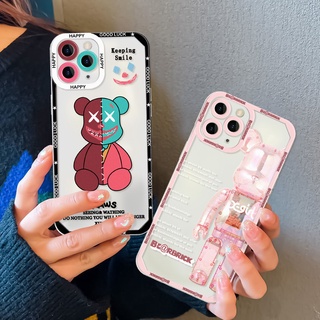 เคสโทรศัพท์มือถือแบบใส ลายการ์ตูนหมี Violent สําหรับ Samsung Galaxy A13 A22 A73 A53 S22 A72 4G 5G A52 A52S A32 A12 A21S A71 A51 A50 A50S A30S S22 Ultra S30 S21 Ultra S21 FE S20 FE