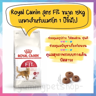 Royal Canin Fit32 อาหารแมว สำหรับแมว 1 ปีขึ้นไป ขนาด 15kg