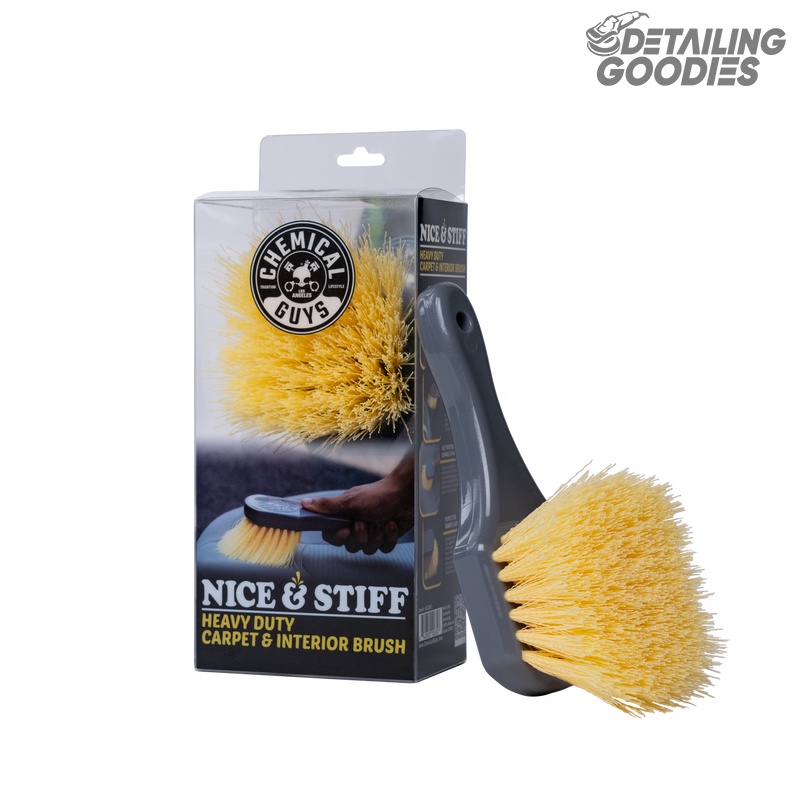 NICE & STIFF Heavy Duty Carpet & Interior Brush แปรงทำความสะอาดภายในรถ เบาะผ้า พรม