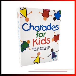 Board Game Charades Kids Guess Game บอร์ดเกมส์ charades ของเล่นสําหรับเด็ก