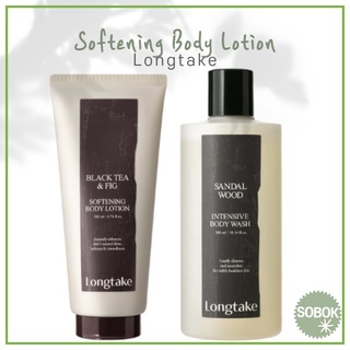 [Longtake] Softening Body Lotion 200ml &amp; Body Wash 300ml Sandalwood Fig