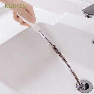 KORYES Universal Sink Pipe Dredger Remover Tools Sink Cleaning Brush Water Channel Drain Cleaner Kitchen Anti Clogging Toilet Drain Cleaner Sticks Home Hair Cleaner Toilet Dredge Pipe