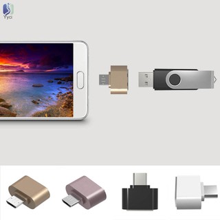 อะแดปเตอร์แปลง YY Micro USB to USB OTG Adapter 2.0 สำหรับ Tablet PC to Flash Mouse