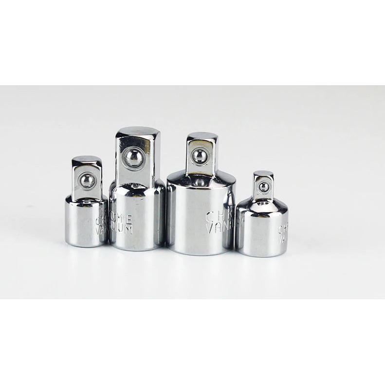 ข้อต่อบล็อก ข้ออ่อน ลูกบล็อค ข้องอ ข้อต่อลูกบล๊อค ข้อเพิ่ม ข้อลด ข้อต่อยาว โลหะ CR-V ขนาด 2หุน 3หุน 4หุน 1/4