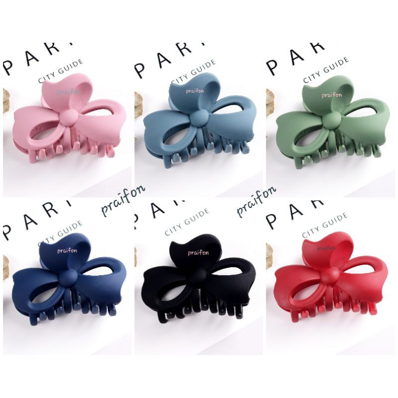 คลิปหนีบผม กิ๊บหนีบผม กิ๊บหนีบมวยผม ขนาดกลาง แข็งแรง มี 6 สี