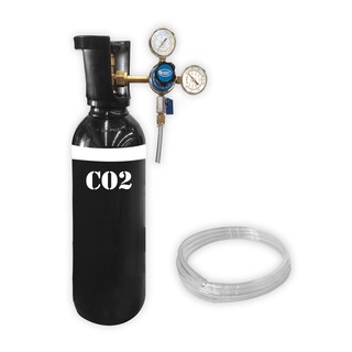 UMEGA ชุดถัง CO2 UGAS 1คิว พร้อมเกจ์&amp;สาย (บรรจุ CO2 3กก., งานเครื่องดื่ม)