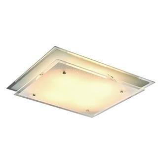  โคมไฟเพดาน LED Tri-Color 24W Emmi รุ่น 16626-FL ขนาด 42 x 42 x 7.5 ซม. สีใส Ceiling Lamp LED Tri-Color 24W Emmi Model 1