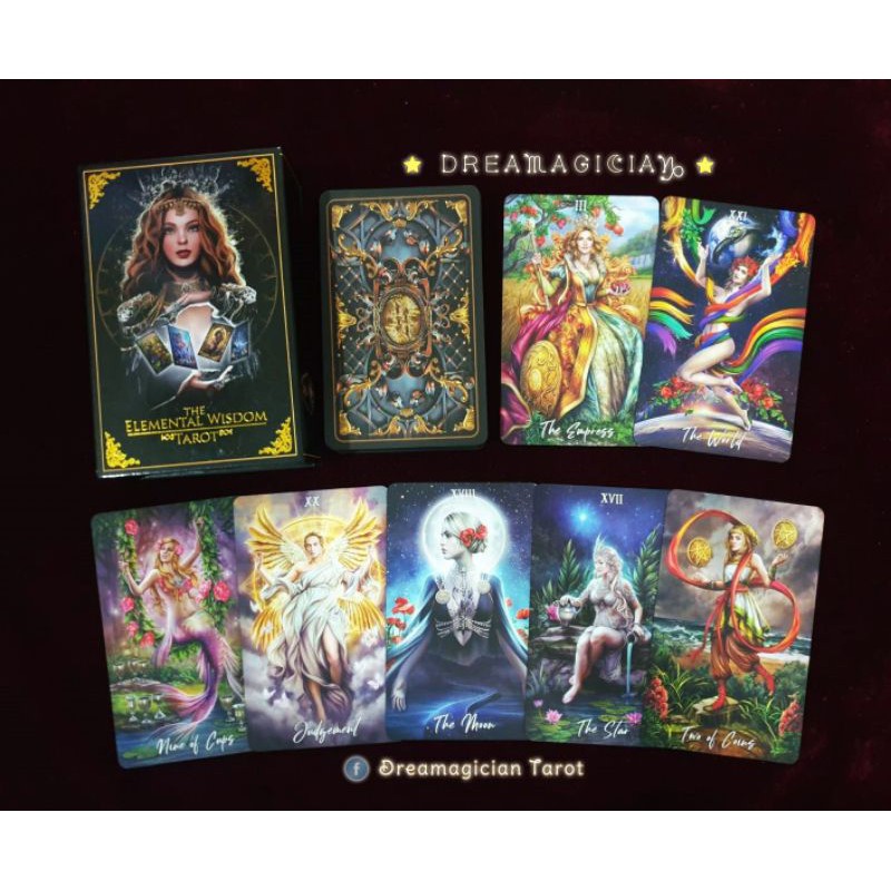 The Elemental Wisdom Tarot ไพ่ยิปซีแท้พร้อมส่ง ไพ่ยิปซีของแท้ลดราคา ไพ่ทาโร่ต์ ไพ่ออราเคิล Tarot Ora