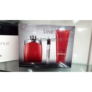 Set Mont blanc legend red edp 3in1