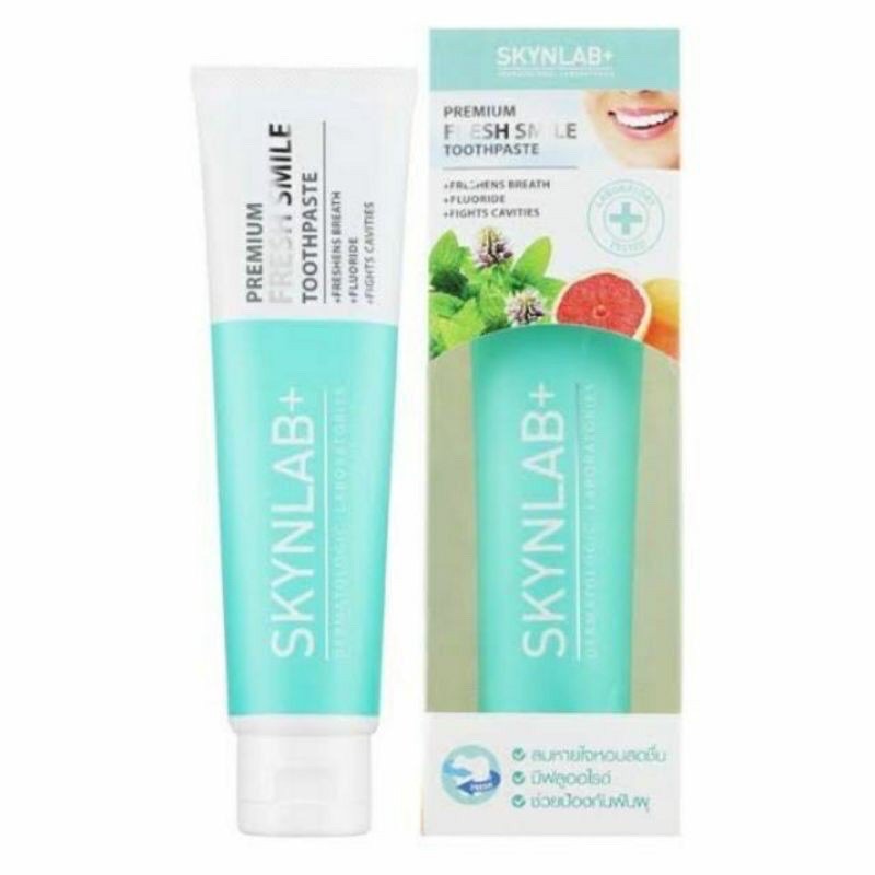 ยาสีฟัน Skynlab Premium All Fresh Smile Toothpaste and  ขนาด50,160g