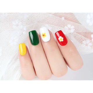 AS สีเจล สีทาเล็บ แม่สีหลัก ขาว-ดำ รหัส JD 01-06 15ml.