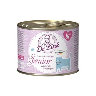 (พร้อมส่ง)สูตรแมวสูงวัย Dr. Link® SENIOR with lamb and millet ขนาด 200 g อาหารเกรดโฮลิสติกจากเยอรมัน🇩🇪