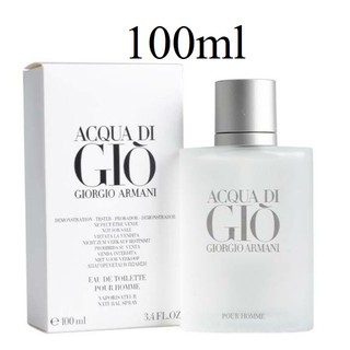 (รับเงินคืน 15% ใช้โค้ด J5BAK66V) GIORGIO ARMANI ACQUA DI GIO EDT 100ml (รุ่นเทสเตอร์กล่องสีขาว)