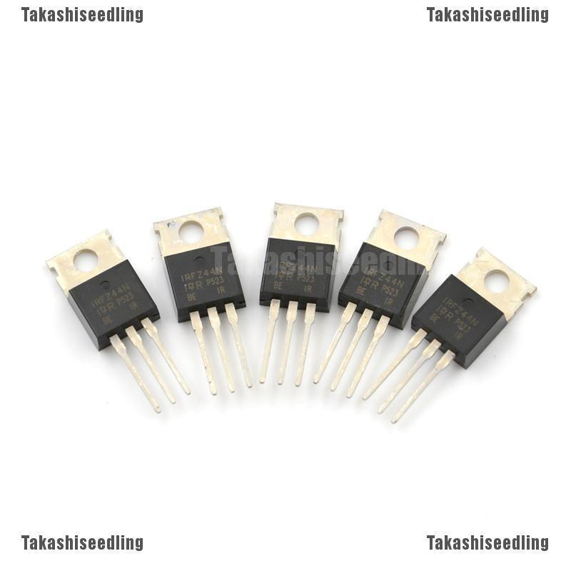 Takashiseedling 5pcs/set 55V 49A TO-220 IRFZ44N IRFZ44 Transistor MOSFET N-Channel